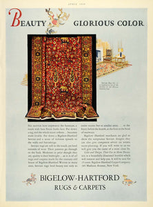 1928 Ad Bigelow Hartford Rugs Carpets Servian Rug 31 Home Decoration HB2