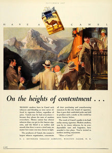 1927 Ad Camel Cigarettes R J Reynolds Tobacco Winston-Salem North Carolina HB2