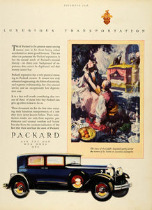 1929 Ad Packard Vehicle Car Caliph Slave Harem Automobile Costume Fashion HB2