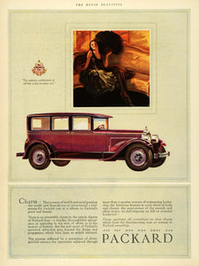 1927 Ad Packard Automobile Motor Car Vehicle Transportation Body Portrait HB3