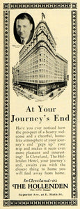 1926 Ad Superior Avenue Cleveland Ohio Hollenden Hotel Lodging Theodore HB3