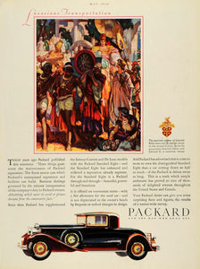 1930 Ad Packard Motor Car Co Luxury Black Vintage AutoImperial Rome Slavery HB3