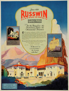 1925 Ad Times Building NY Prinzler Home IN Italian Renaissance Jenkins CA HB3
