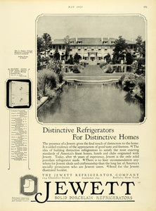 1925 Ad J Ogden Armour Residence Chicago Jeweett Solid Porcelain HB3