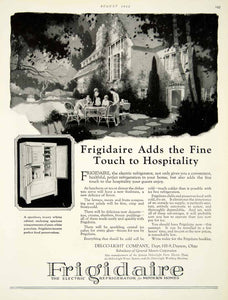 1922 Advert Frigidaire Refrigerator Delco-Light Cabinet Food Preservation HB4