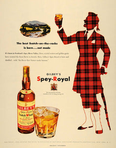 1951 Ad National Gilbey Spey Royal Whisky Liquor Scotch - ORIGINAL HDL1