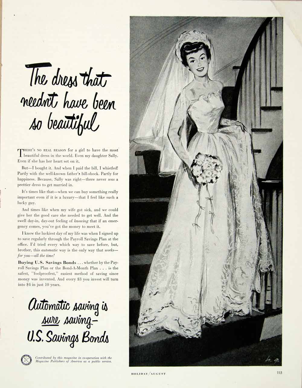 1950s bridesmaid dress 1950s. Tea length for the bridesmaids dresses. Simple and elegant, popular at different times in the past for weddings. Bride's ensemble is gorgeous!