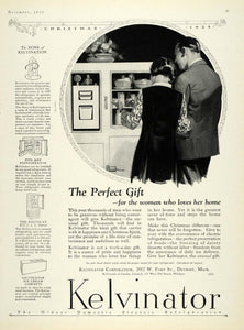 1925 Ad Kelvinator Home Appliances Christmas Woman Gift - ORIGINAL HG1