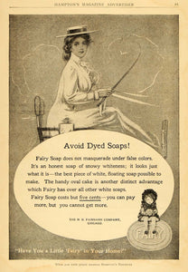 1909 Ad Fairy Soap Pricing N. K. Fairbank Nathaniel Beauty Health Cleanse HM1