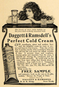 1911 Ad Daggett Ramsdell Beauty Cold Cream Tube Pricing - ORIGINAL HM1