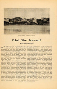 1910 Article Boulevard Bannell Sawyer Silver Cobalt - ORIGINAL HM1