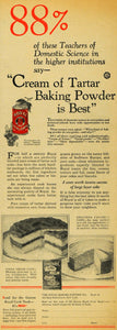 1927 Ad Cream of Tartar Royal Baking Powder Teachers - ORIGINAL ADVERTISING HOH1