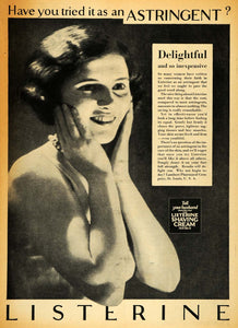 1928 Ad Listerine Astringent Skin Aid Lambert Pharmacal - ORIGINAL HOH1