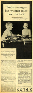 1929 Ad Kotex Sanitary Pads Feminine Protection Pricing - ORIGINAL HOH1