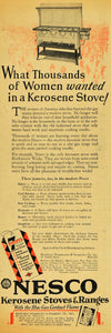 1929 Ad Nesco Kerosene Stove Range Rockweave Wicks - ORIGINAL ADVERTISING HOH1
