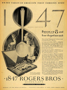 1929 Ad 1847 Rogers Bros Silverware Pirate Bobri Art - ORIGINAL ADVERTISING HOH1