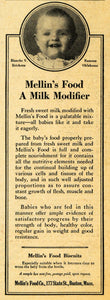 1928 Ad Mellin's Baby Food Blanche V Ericksen Ramona OK - ORIGINAL HOH1
