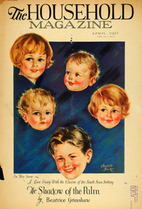 1927 Cover Household Magazine Charlotte Becker Kid Art - ORIGINAL HOH1