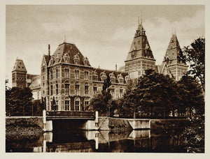 c1930 Rijksmuseum Art Museum Amsterdam Photogravure - ORIGINAL PHOTOGRAVURE