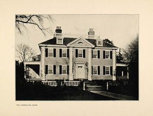 1900 Print Harvard Longfellow House Home Cambridge MA ORIGINAL HISTORIC HU1