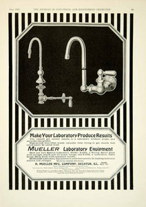 1922 Ad H Mueller Laboratory Equipment E-4224 Swing Spout E-4238 Goose Neck IEC2