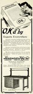 1922 Ad Kewaunee Science Laboratory Furniture No 724 Standardized Desk IEC2