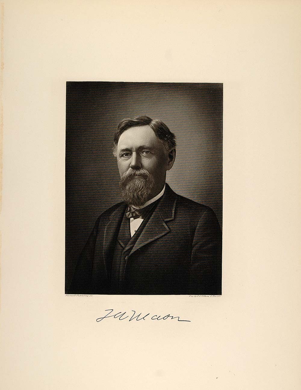 1915 Engraving Truman A. Mason Illinois Businessman IL - ORIGINAL IL1
