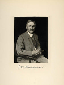 1915 Engraving John V. Le Moyne Illinois Representative - ORIGINAL IL1