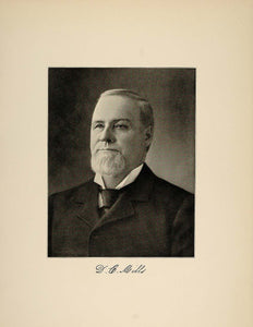 1915 Engraving Daniel C. Mills Farmer Champaign Co. IL - ORIGINAL IL1