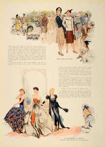 1939 French Fashion Dresses Rene Richard Simont Article 1939 French Fashion Dresses Rene Richard Simont Article