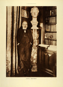 1934 Louis Barthou Politician France Portrait Print - ORIGINAL HISTORIC ILL2
