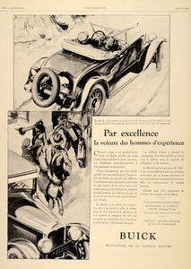 1928 Ad French Buick General Motors Automobiles Cars - ORIGINAL ADVERTISING ILL3
