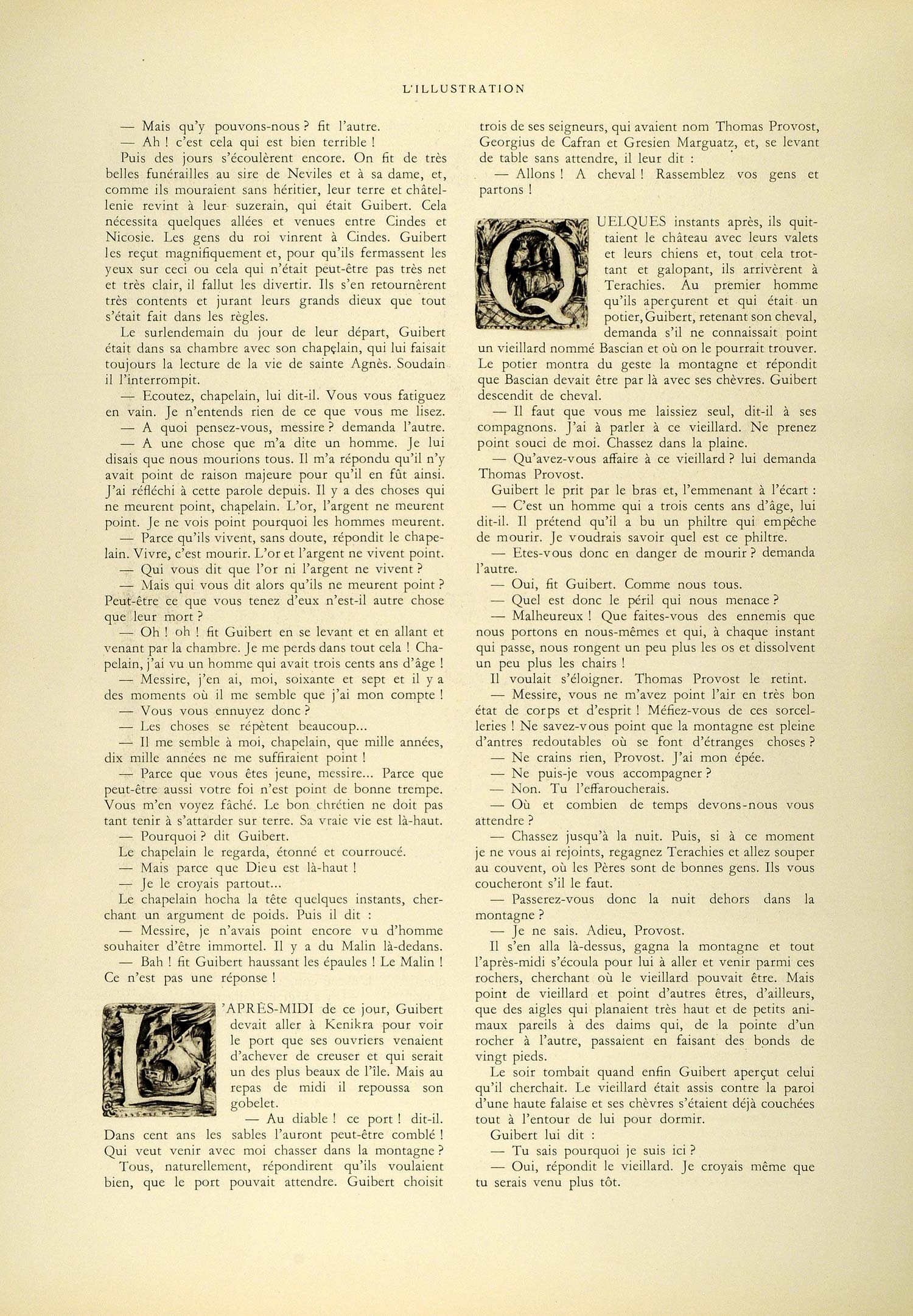 1933 Article Jean Martet Serge Ivanoff Medieval Knights Joust Boar Hunt ILL5