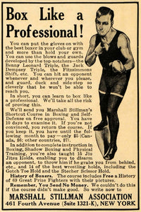 1921 Ad Marshall Stillman Box Like a Professional NY - ORIGINAL ADVERTISING ILW1