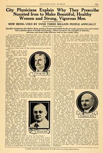 1917 Ad Nuxated Iron Health Medicine Sauer Jaques Youth - ORIGINAL ILW1