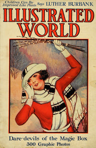 1923 Cover Magic Box Dare Devils Luther Burbank Willman - ORIGINAL ILW1