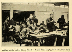 1921 Print American Aerial Photography School Students ORIGINAL HISTORIC ILW2