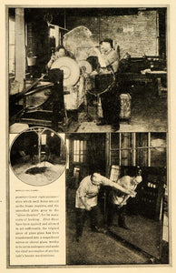 1917 Print Manufacturing Fine Mirrors World War I WWI - ORIGINAL HISTORIC ILW2