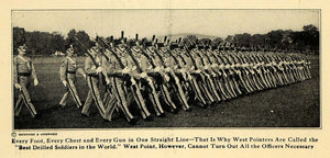 1922 Print West Point Military Academy Soldiers March - ORIGINAL HISTORIC ILW2