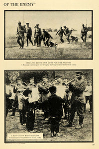 1916 Print War Prisoners Soldier Civilian Work Camp WWI ORIGINAL HISTORIC ILW2