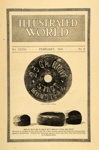 1918 Print Bread Tags Berlin Germany Counterfeit Brot ORIGINAL HISTORIC ILW2