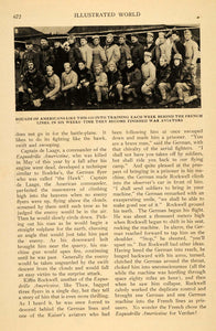 1917 Article Edward Fox Air War General Petain Rockwell - ORIGINAL ILW2