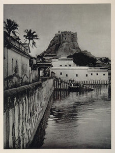 1928 Tank Rockfort Hindu Temple Tiruchirappalli India - ORIGINAL IN1