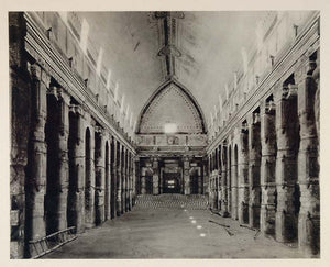 1928 Pillars Mandapam Natraj Temple Chidambaram India - ORIGINAL IN1