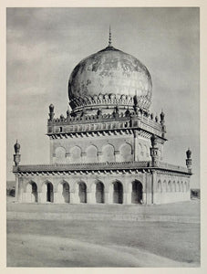 1928 Royal Tomb Qutb Shahi Golconda India Architecture - ORIGINAL IN1