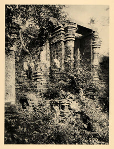 1929 Photogravure Dong Duong Champa Ruins Archaeology Vietnam Martin Hurlimann