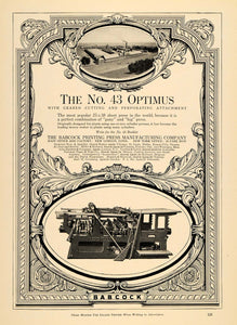 1920 Ad Babcock Printing Press Manufacturing Co Machine - ORIGINAL IPR1