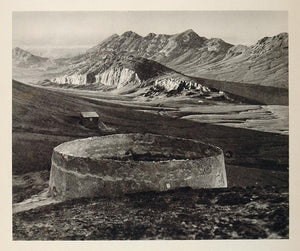 1937 Tower of Silence Parsees Parsis Zoroastrian Iran - ORIGINAL IR1