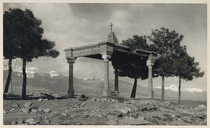 1937 Armenian Cemetery Tomb Tehran Iran Axel von Graefe - ORIGINAL IR1
