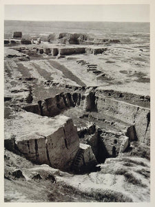 1937 Ruins Susa Iran Persian Archaeology Photogravure - ORIGINAL IR1